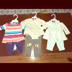 Little Baby Girl Outfit Bundle!  size 3 month.